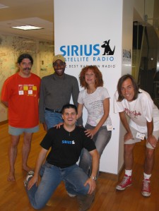 Glenn (barefoot), Shepp, Alan of Sirius, Lisa & Mikel